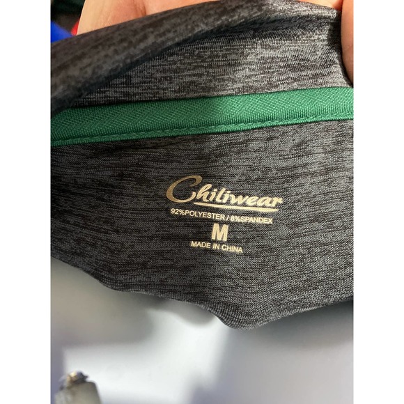 USF South Florida Bulls Men Gray Short Sleeve Golf Polo Shirt Medium Chiliwear - Picture 2 of 9